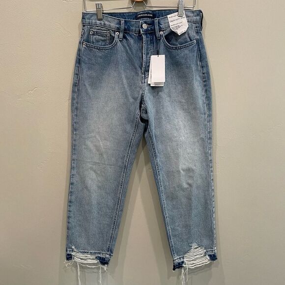 NWT Calvin Klein High-Rise Classic Straight Jeans - Size: 27 - Picture 1 of 11